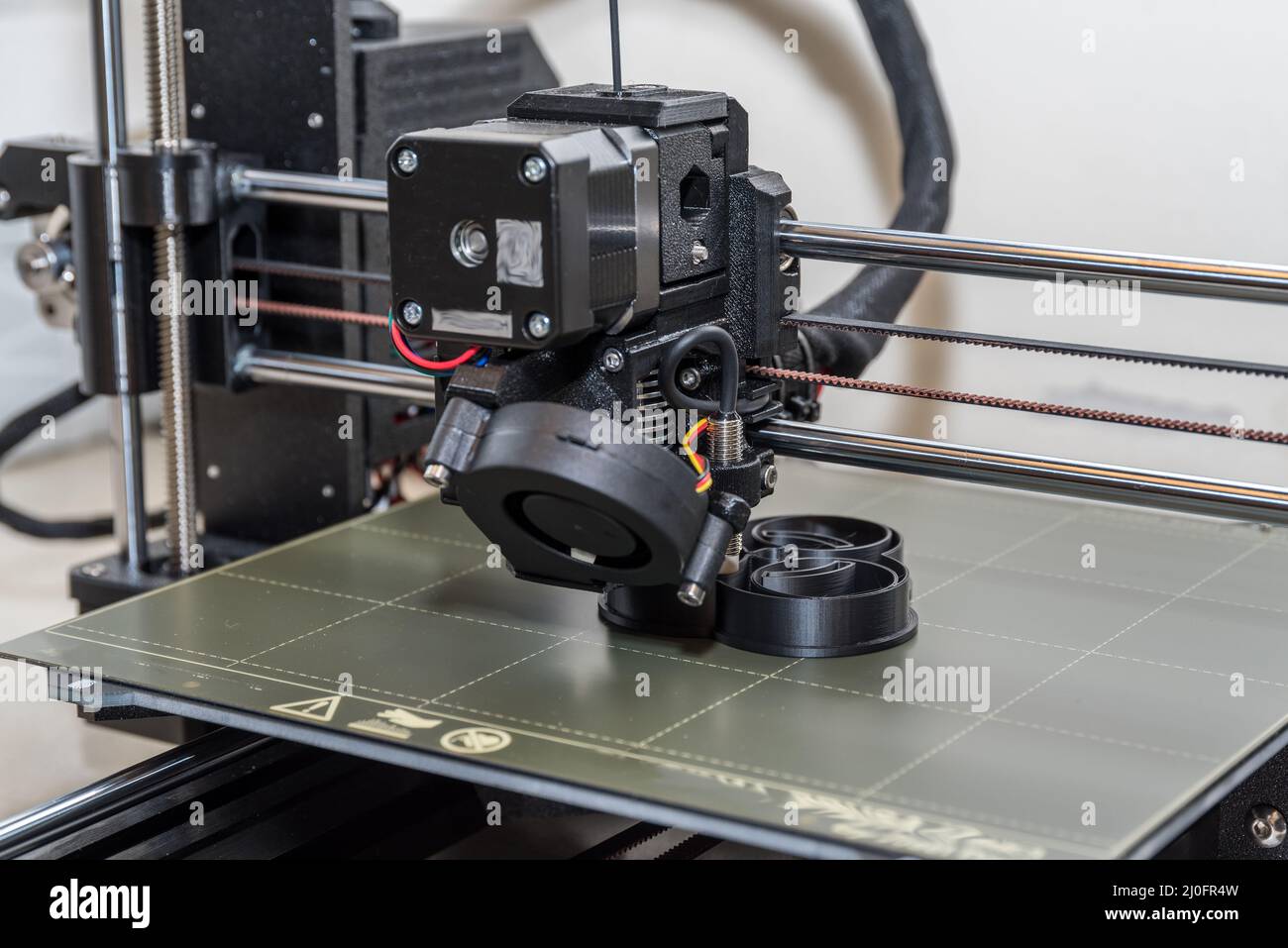 Imprimante 3D pour le moulage et la conception - technologie d'impression de gros plan Banque D'Images