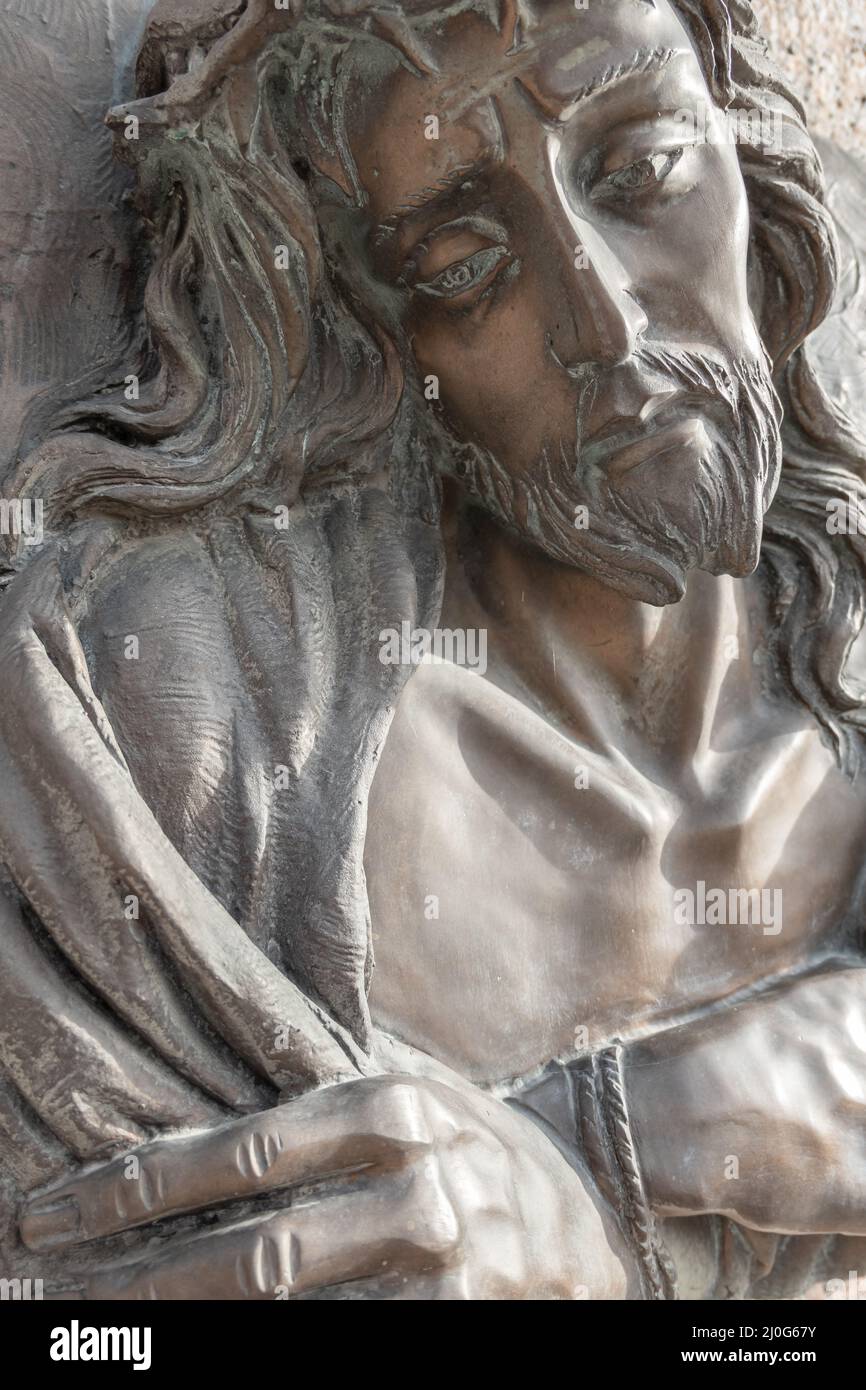 Visage de Jésus Christ Banque D'Images