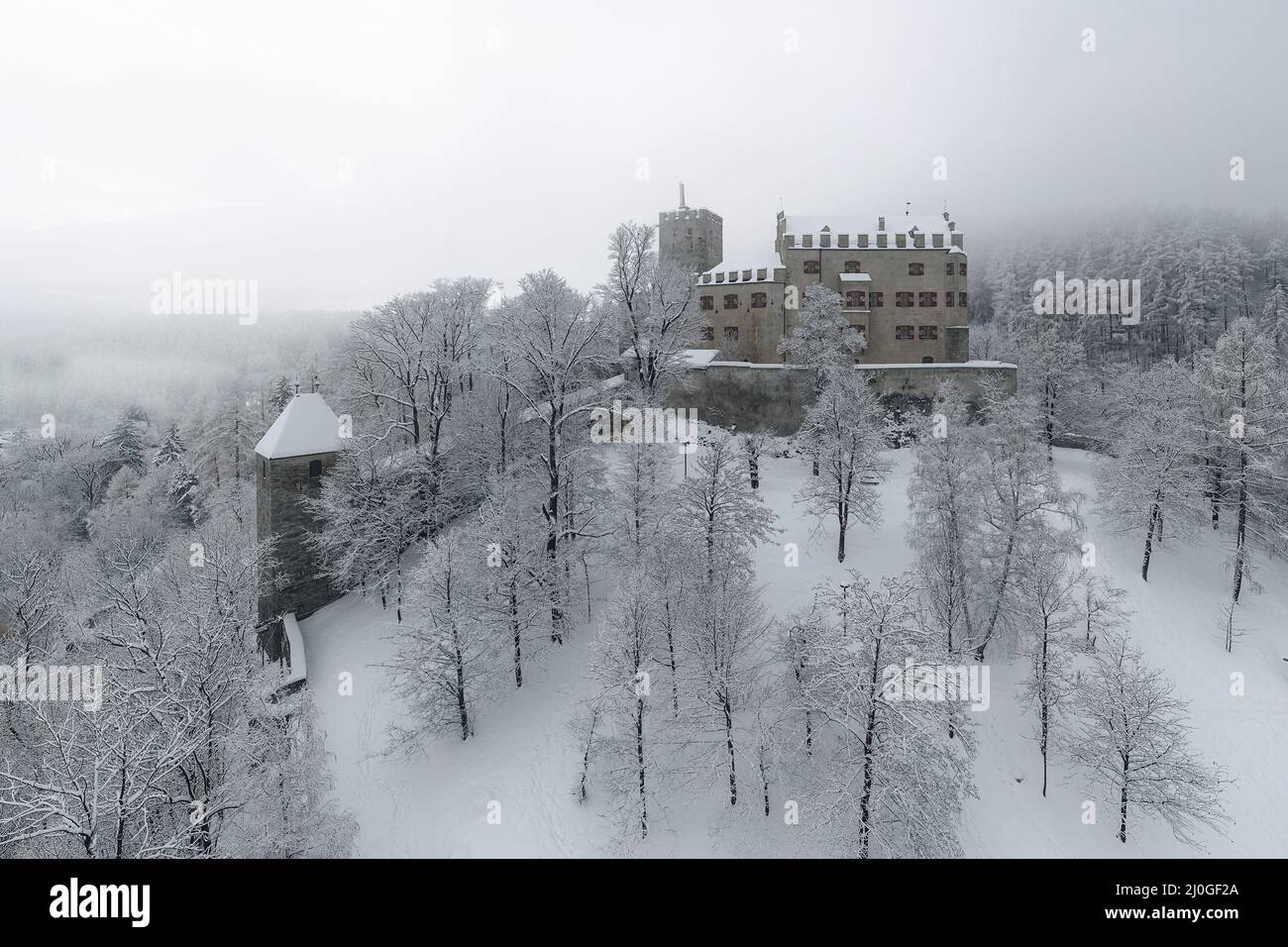 Château de Brunico Banque D'Images