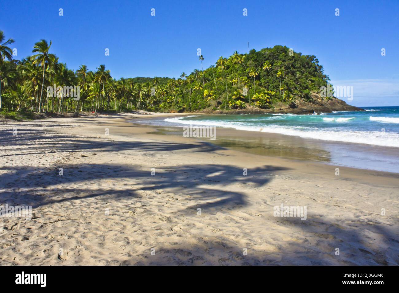 Itacare, vue sur la plage tropicale, Bahia, Brésil, Amérique du Sud Banque D'Images