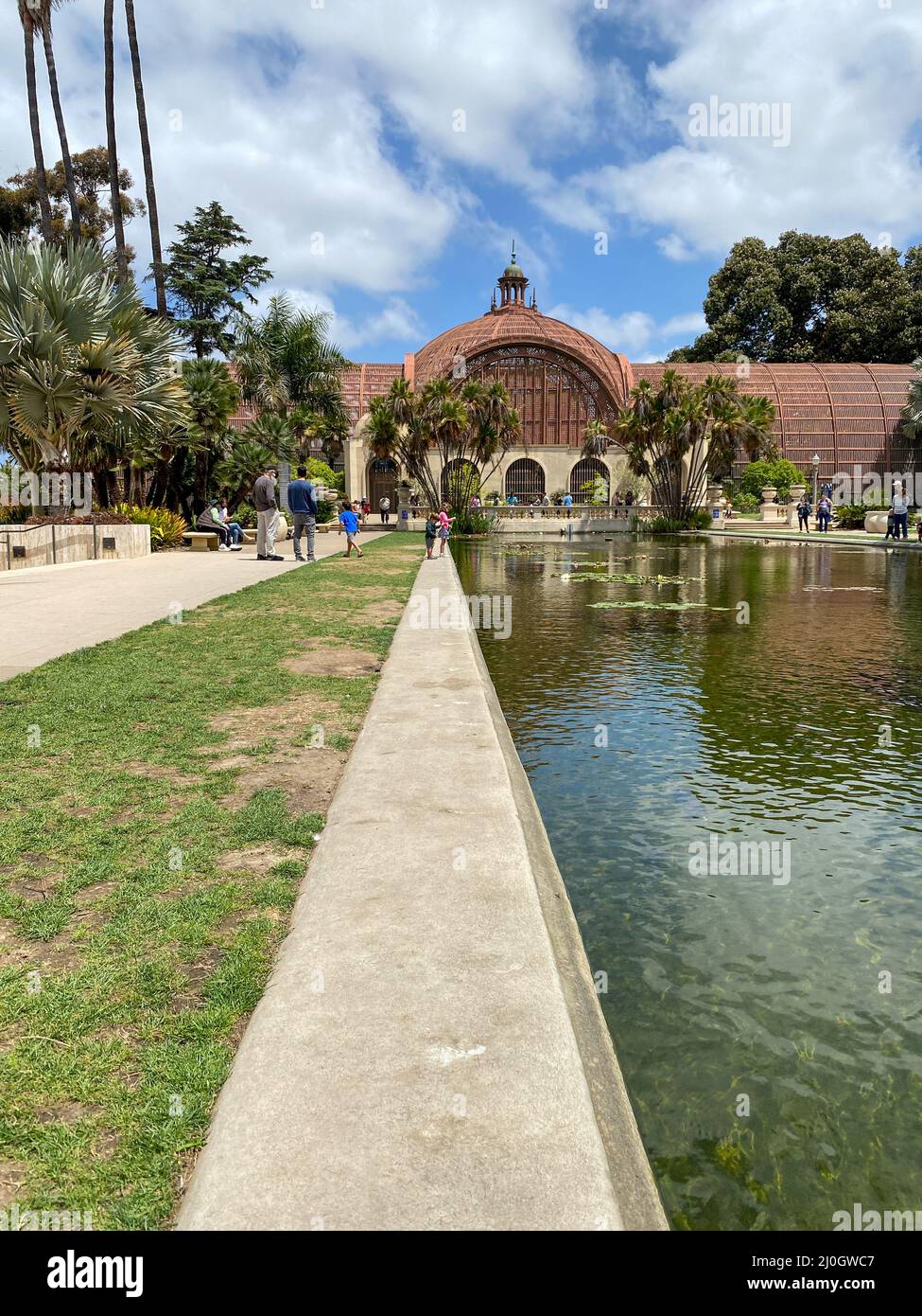 Le bâtiment botanique, Balboa Park, San Diego Banque D'Images