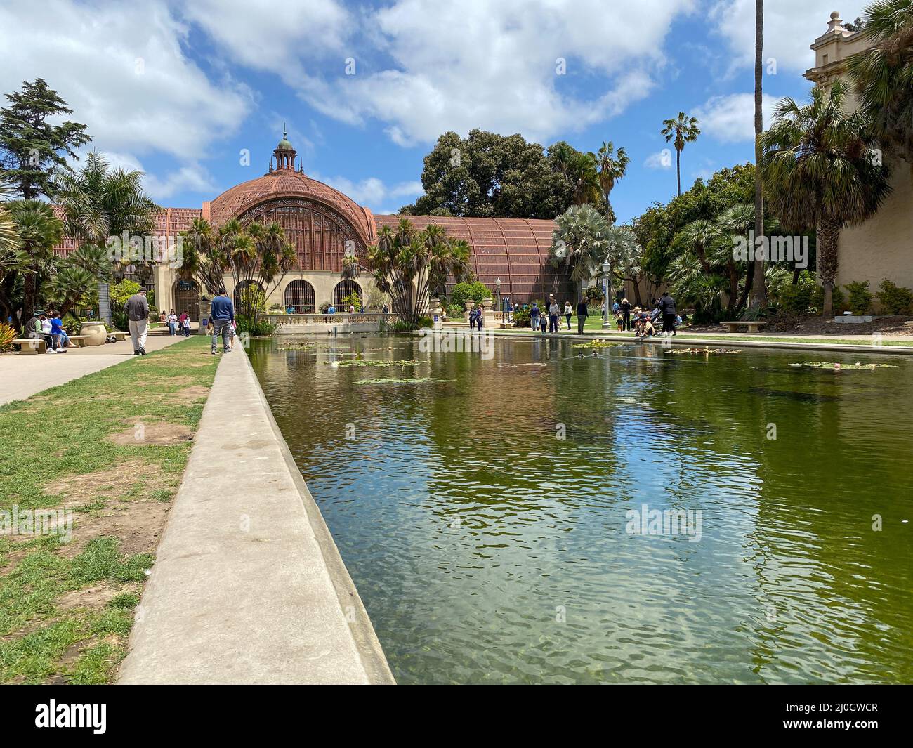 Le bâtiment botanique, Balboa Park, San Diego Banque D'Images