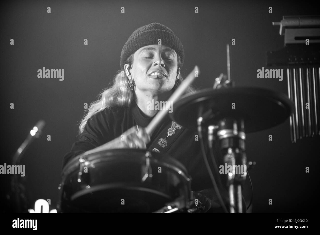 Tash Sultana se exécutant au Sant Jordi Club, Barcelone 17 mars 2022. Photographe: ALE Espaliat Banque D'Images