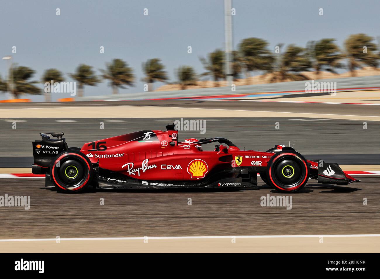 Charles Leclerc (mon) Ferrari F1-75. Grand Prix de Bahreïn, samedi 19th mars 2022. Sakhir, Bahreïn. Banque D'Images