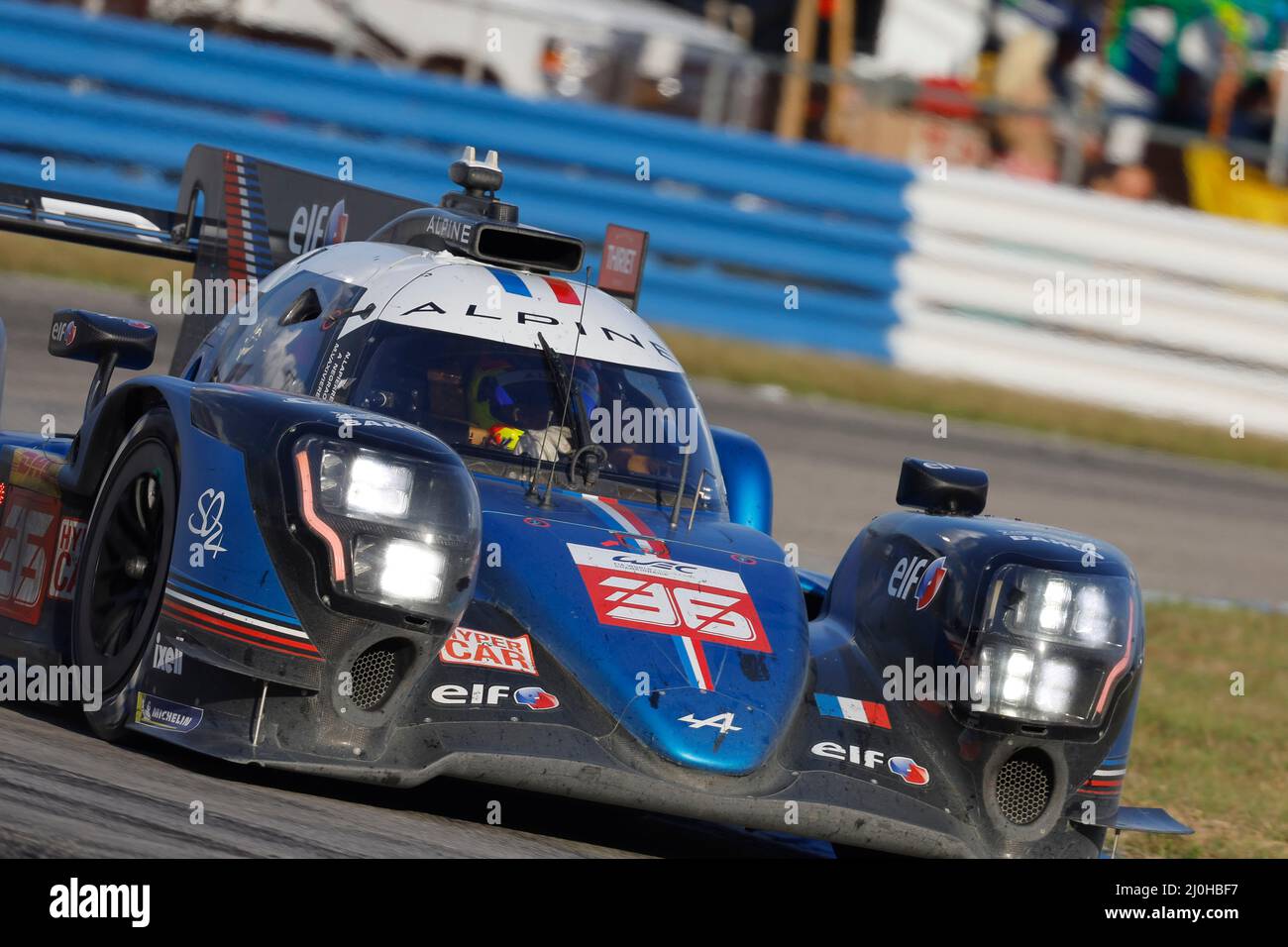 Sebring, États-Unis. 18th mars 2022. , Pendant les 1000 miles de Sebring, 1st tour du Championnat du monde d'endurance 2022 de la FIA sur le circuit international de Sebring du 16 au 18 mars, à Sebring, Floride, Etats-Unis d'Amérique - photo Frederic le Floch / DPPI crédit: DPPI Media/Alay Live News Banque D'Images