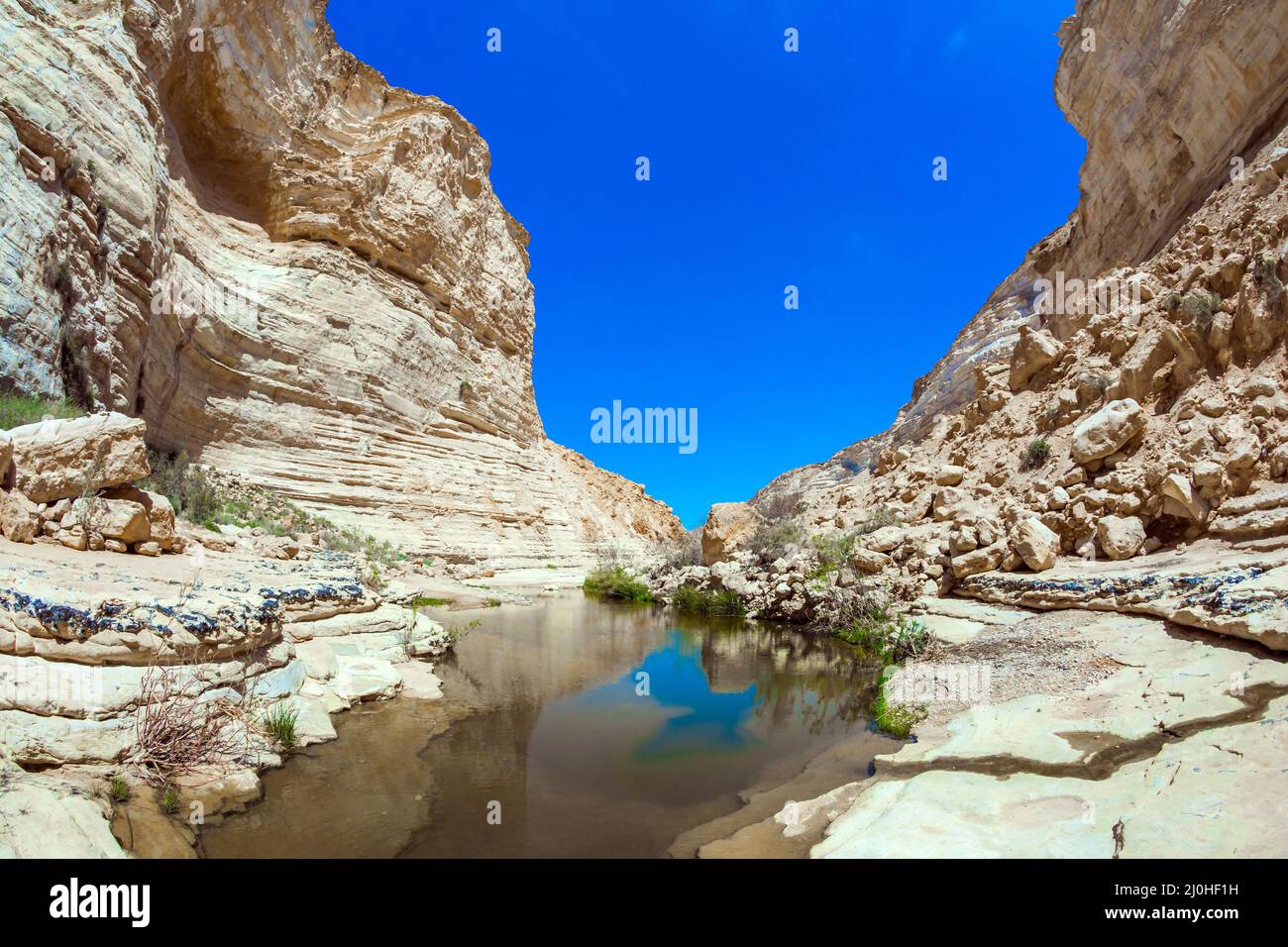 Les eaux de la rivière Qing Banque D'Images