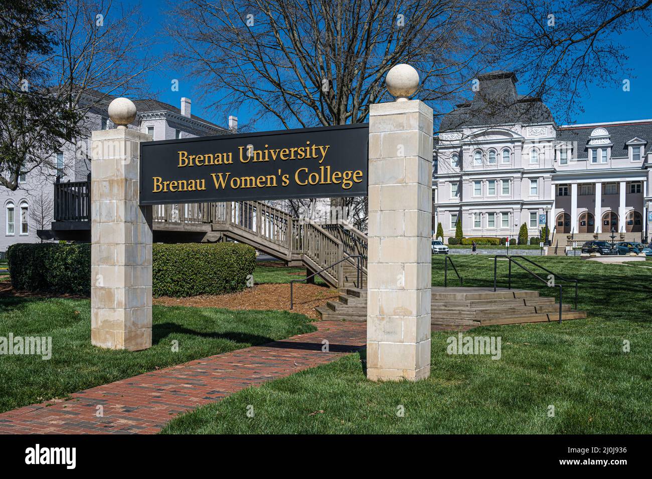 Université historique de Brenau et campus du Brenau Women's College à Gainesville, Géorgie. (ÉTATS-UNIS) Banque D'Images