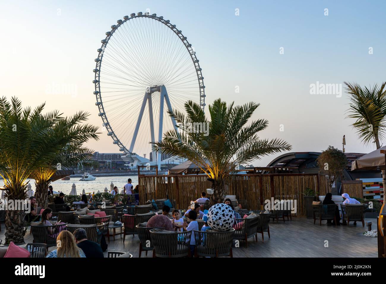 Dubai Eye ou Al Ain, Bluewaters Island. Émirats arabes Unis. Moyen-Orient. Banque D'Images