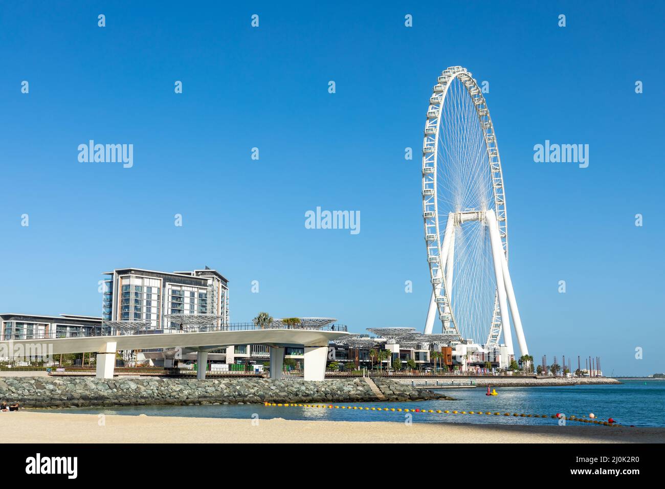 Dubai Eye ou Al Ain, Bluewaters Island. Émirats arabes Unis. Moyen-Orient. Banque D'Images