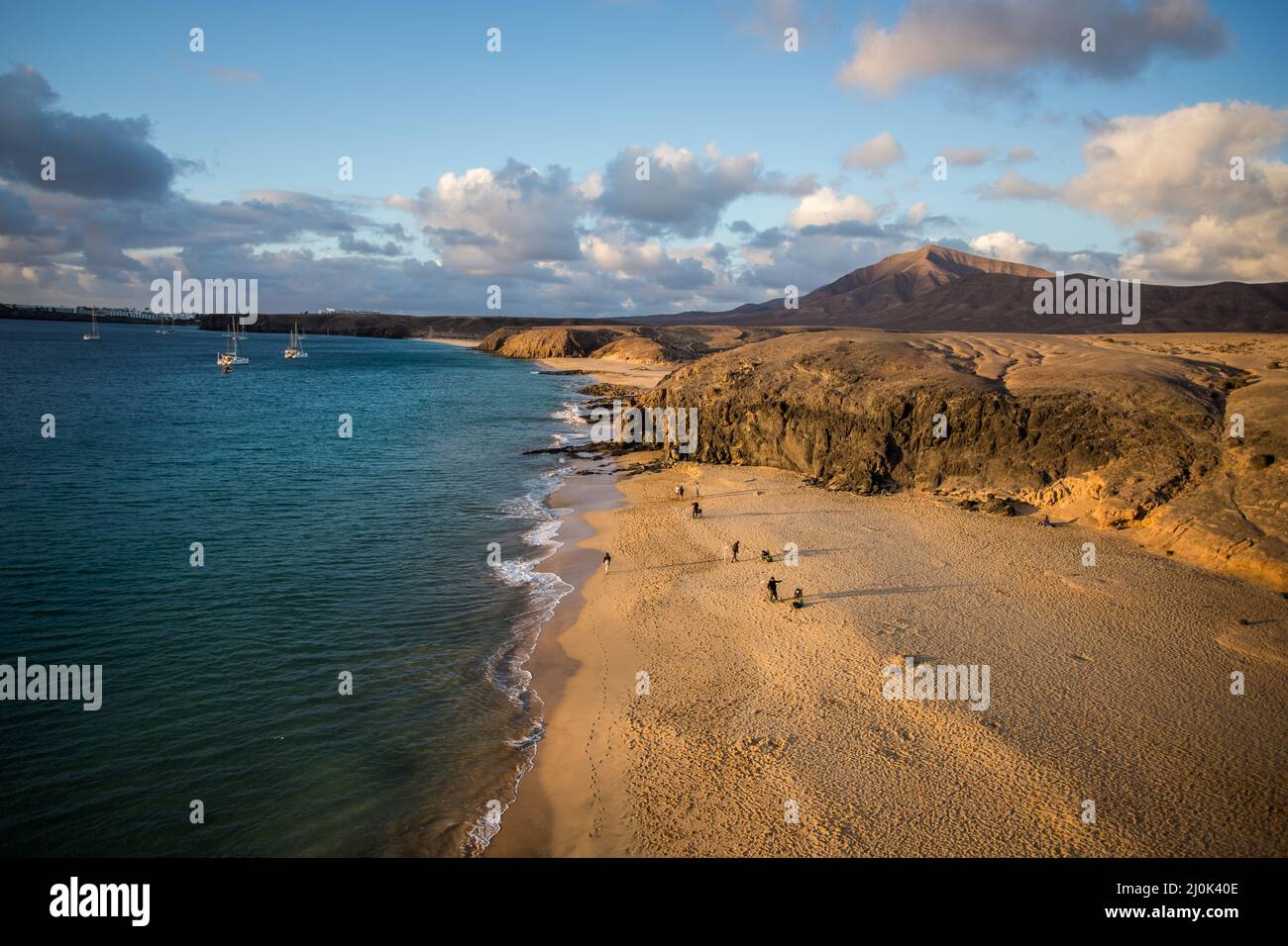 Playa Blanca, Lanzarote Banque D'Images