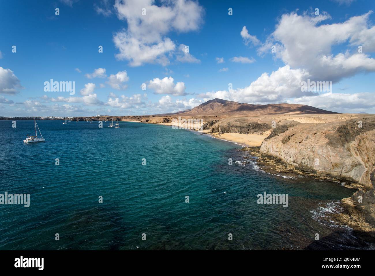 Playa Blanca, Lanzarote Banque D'Images