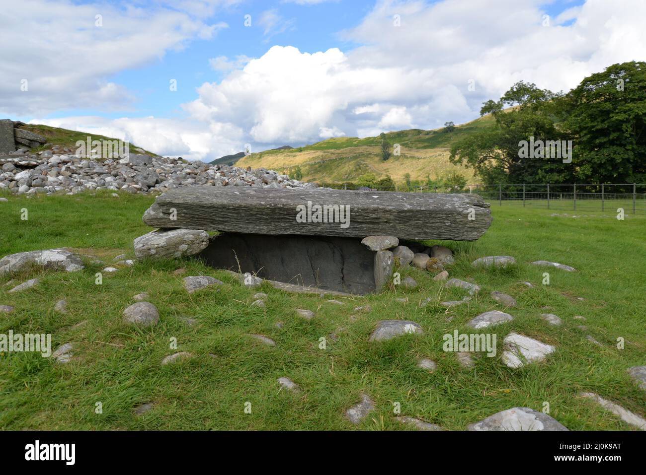 Nether Largie South Cairn, Kilmartin Glen, Écosse, Royaume-Uni Banque D'Images