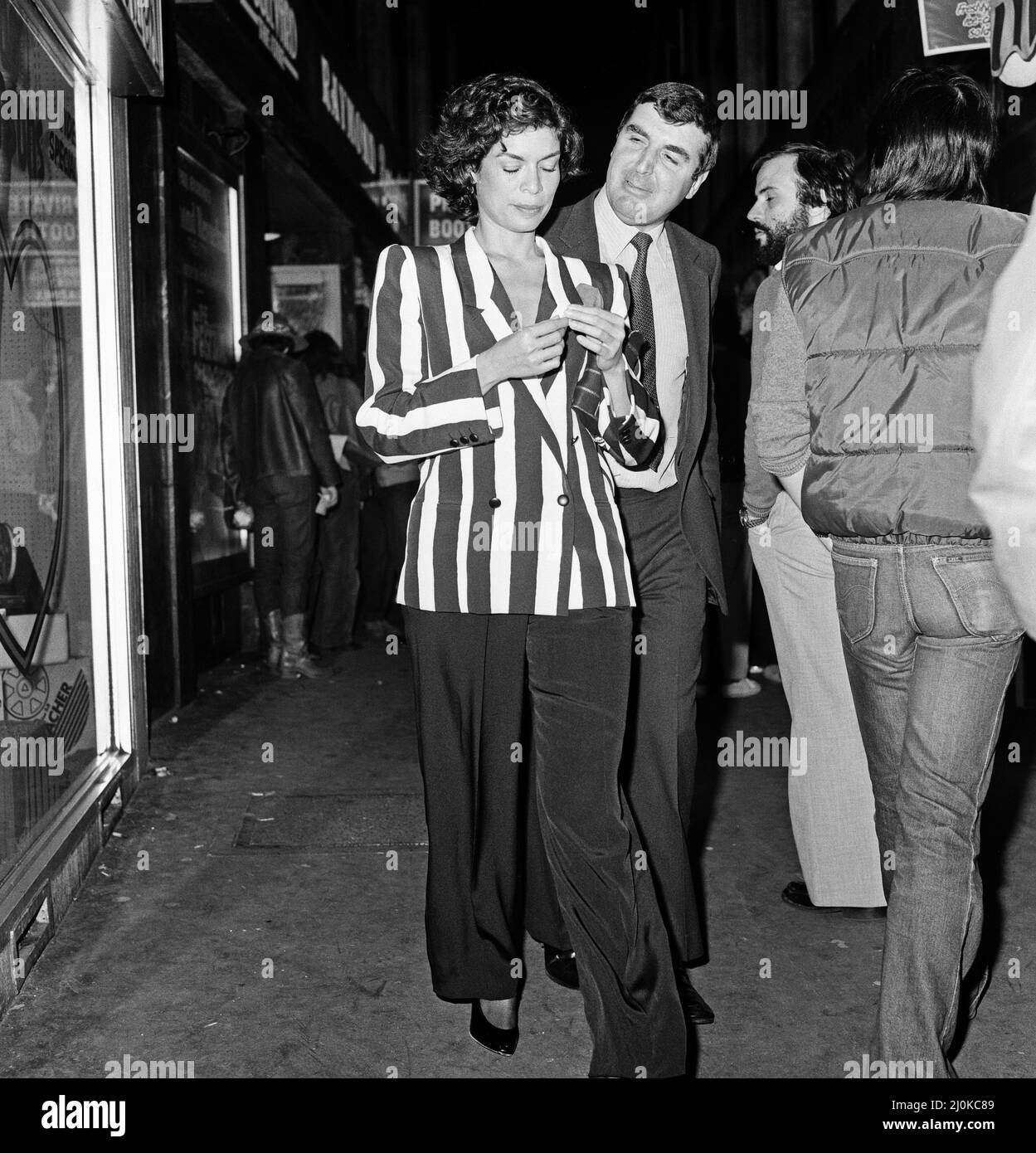 Bianca Jagger à Raymond Revuebar. 5th juillet 1981. Banque D'Images