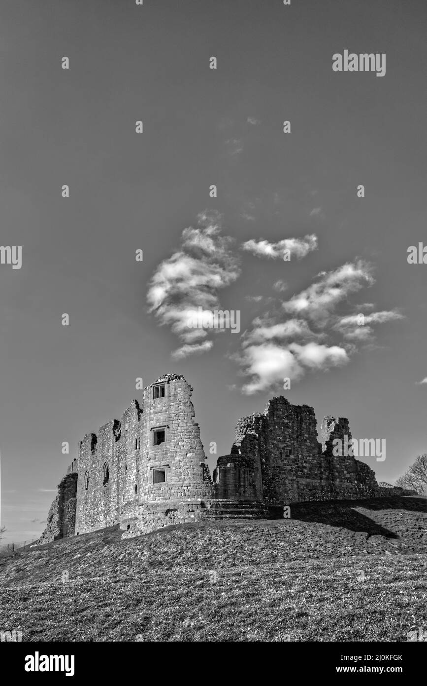 Ruine du château de Brough construite par William Rufus en 1092 en Cumbria Angleterre Banque D'Images