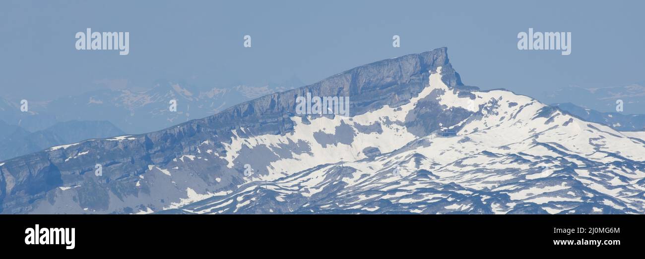 Hoher IFEN montagne, vallée de Kleinwalser, Vorarlberg, Autriche, Europe Banque D'Images