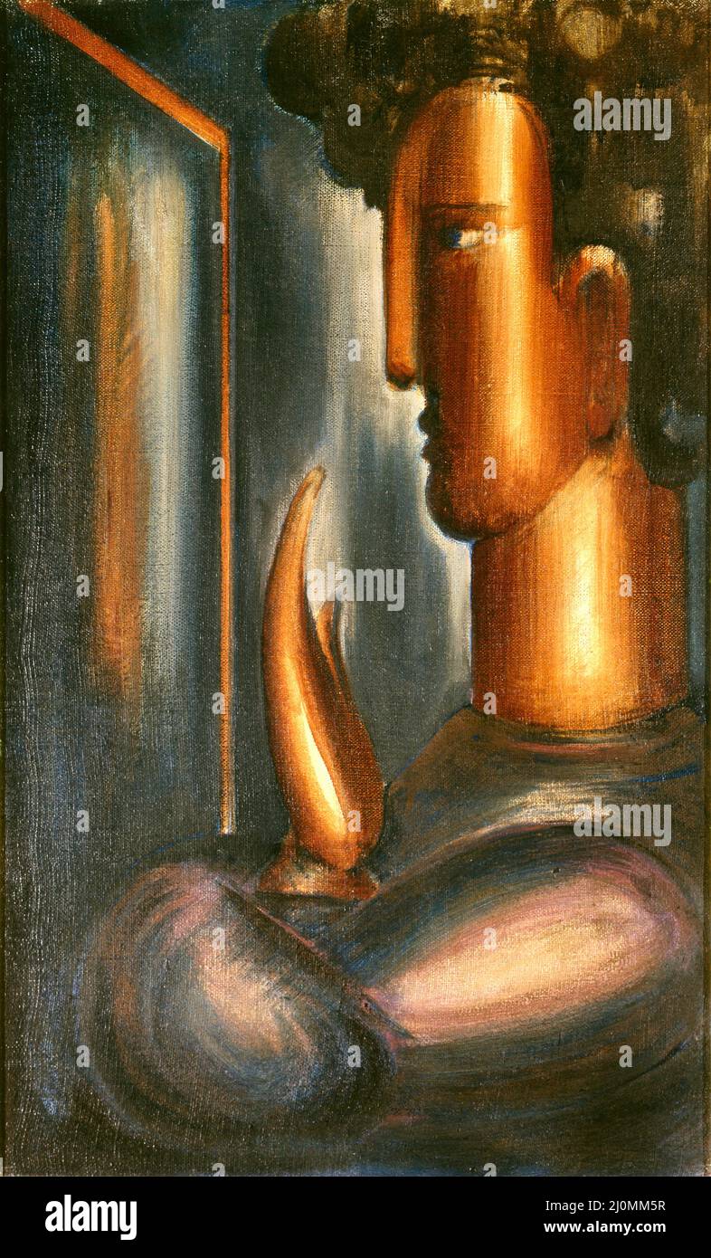 Oskar Schlemmer - avant le miroir - 1931 Banque D'Images