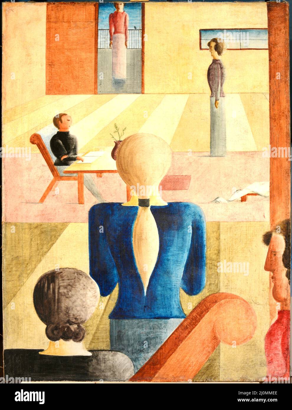 Oskar Schlemmer - École pour femmes - 1930 Banque D'Images