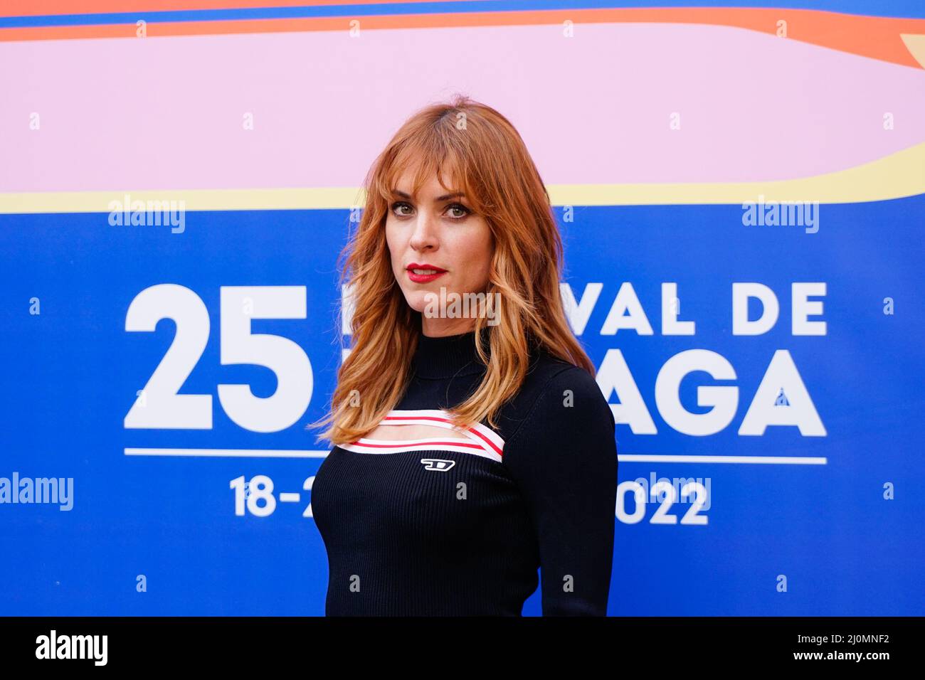 Malaga, Espagne. 19th mars 2022. L'actrice Maggie Civantos participe au Photocall de la présentation de 'El Juego' pendant 25 'Festival de Malaga en Espagne. (Photo de Francis Gonzalez/SOPA Images/Sipa USA) crédit: SIPA USA/Alay Live News Banque D'Images