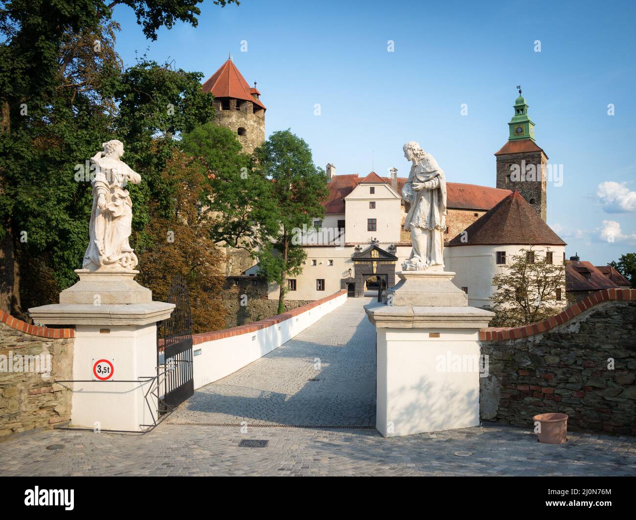 Burg Schlaining en Autriche, Burgenland en hiver Banque D'Images