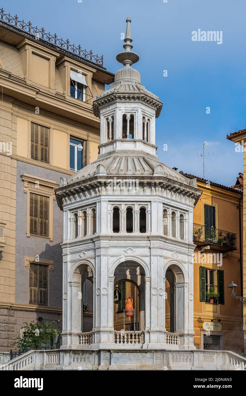 La Bollente Spring à Acqui terme Banque D'Images