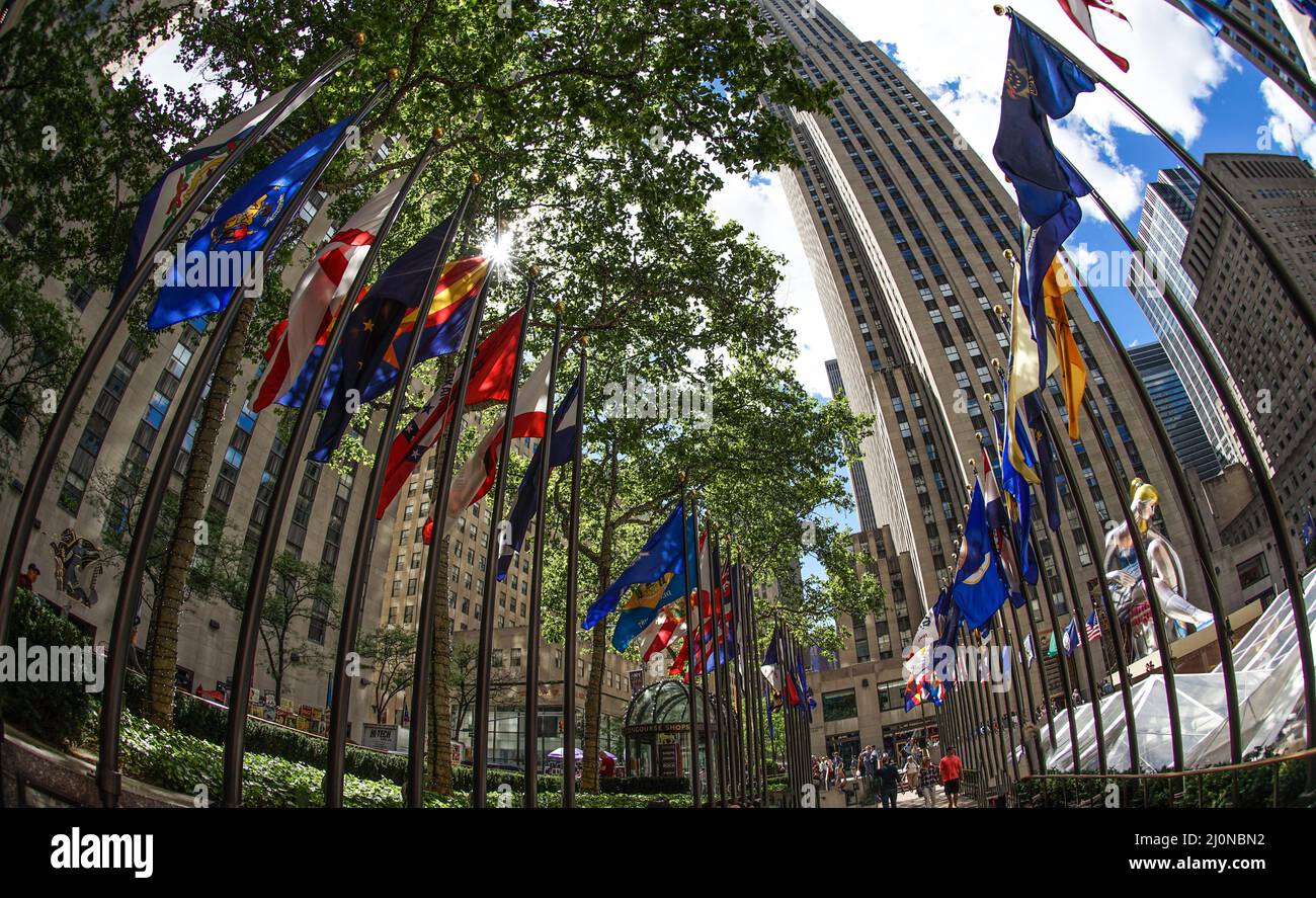 Image Rockefeller Center (New York) Banque D'Images Image Rockefeller Center (New York) Banque D'Images