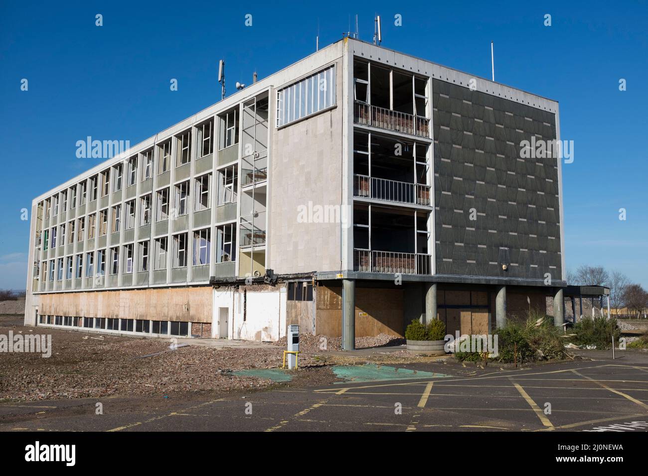 Vestiges de Forth Valley College Banque D'Images