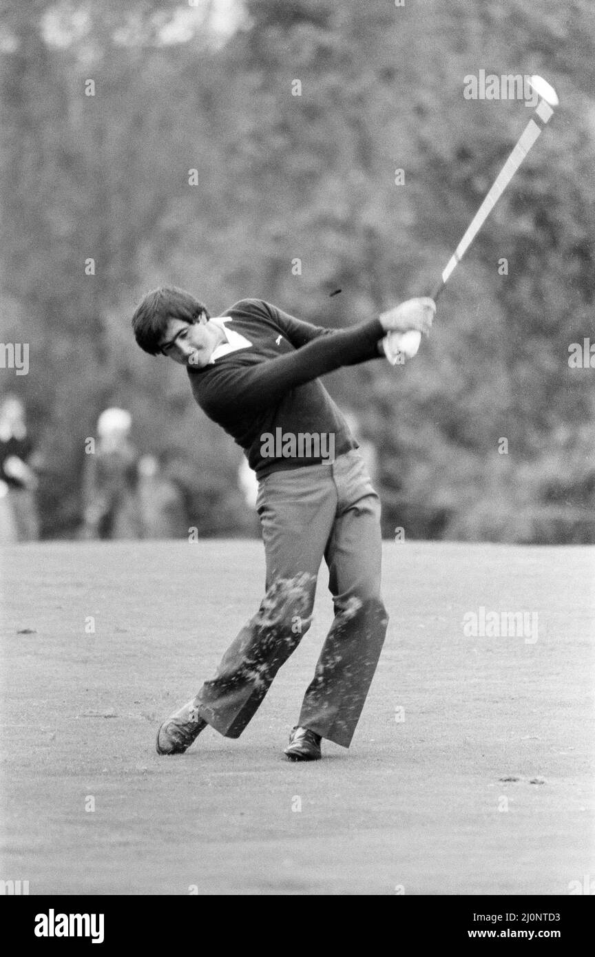 1983 Suntory World Match Play Championship à Wentworth, vendredi 7th octobre 1983. Ballesteros de Seve Banque D'Images