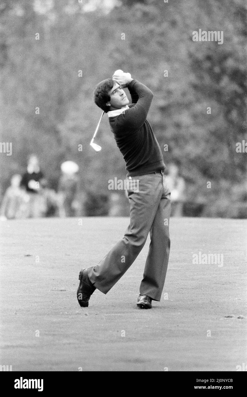1983 Suntory World Match Play Championship à Wentworth, vendredi 7th octobre 1983. Ballesteros de Seve Banque D'Images
