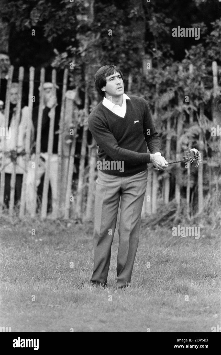 1983 Suntory World Match Play Championship à Wentworth, vendredi 7th octobre 1983. Ballesteros de Seve Banque D'Images