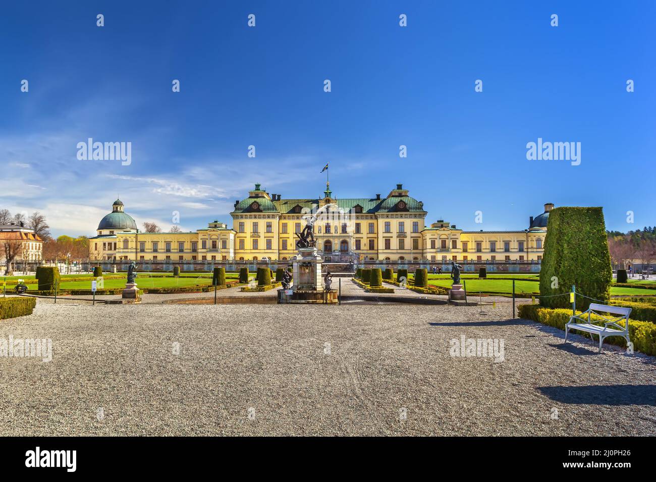 Palais Drottningholm, Stockholm Banque D'Images