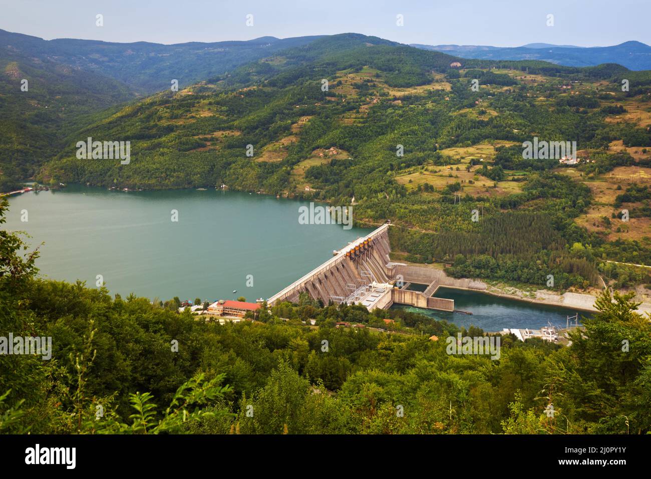 Barrage de la Drina - Serbie Banque D'Images