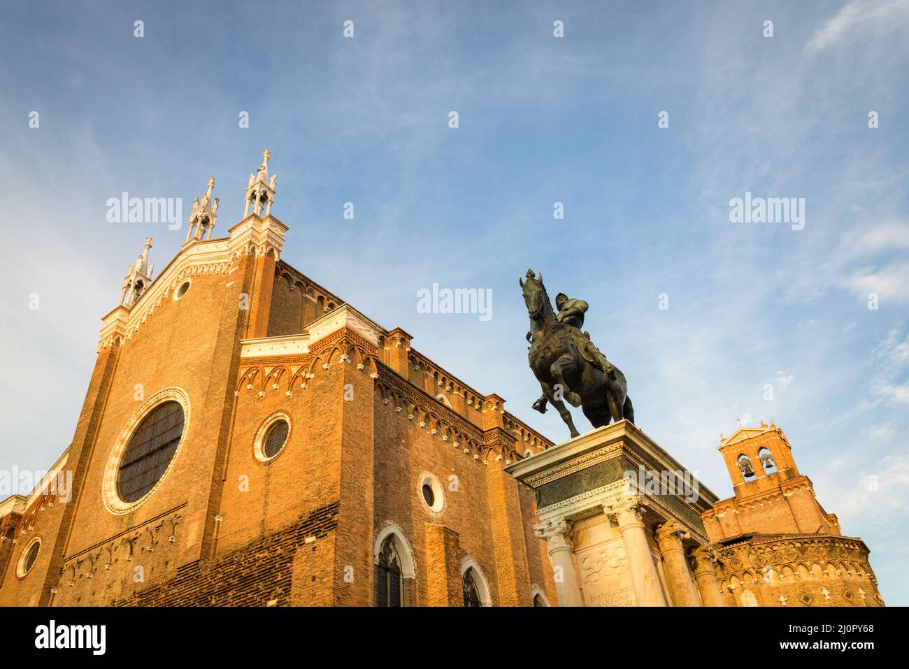 La basilique Renaissance des Saints Giovanni et Paolo à Venise, Italie Banque D'Images