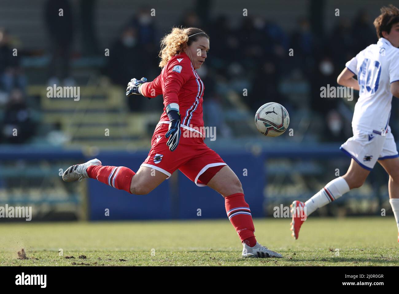 Suning Centre, Milan, Italie, 20 mars 2022, Amanda Tampieri (UC Sampdoria) en action pendant Inter - FC Internazionale vs UC Sampdoria - football italien Serie A Women Match Banque D'Images