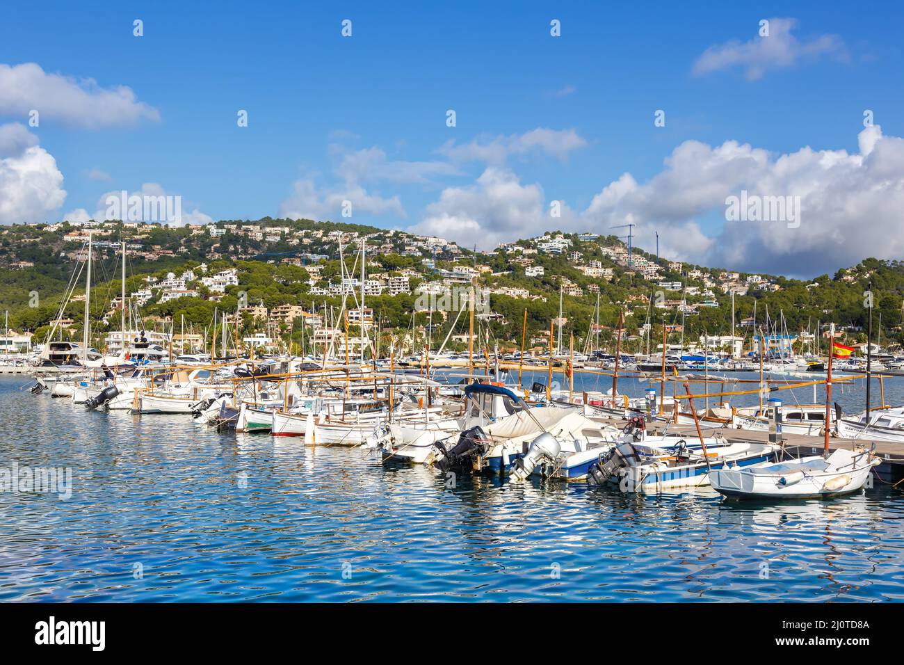 Port d'Andratx à Majorque port de plaisance avec bateaux vacances Voyage ville en Espagne Banque D'Images