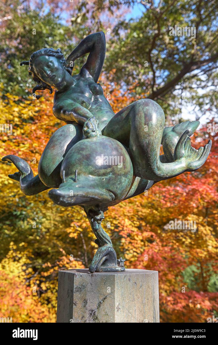 La sculpture Man and Pegasus de Carl milles. Musée en plein air de Hakone. Japon Banque D'Images