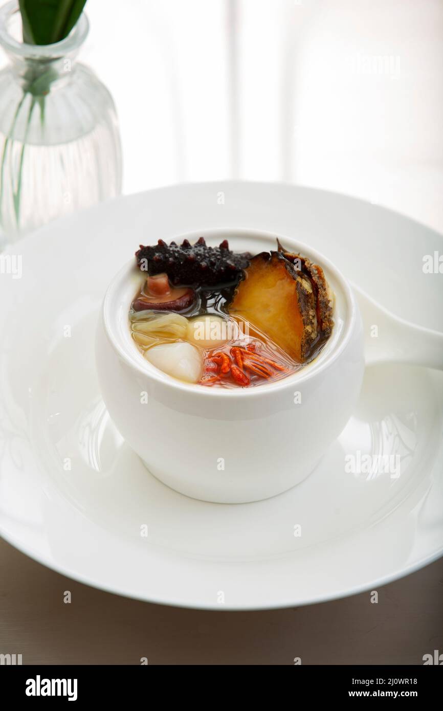 Soupe chinoise aux fruits de mer