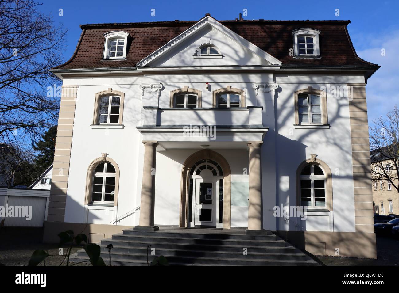Maison résidentielle classée à Cologne-Rodenkirchen Banque D'Images