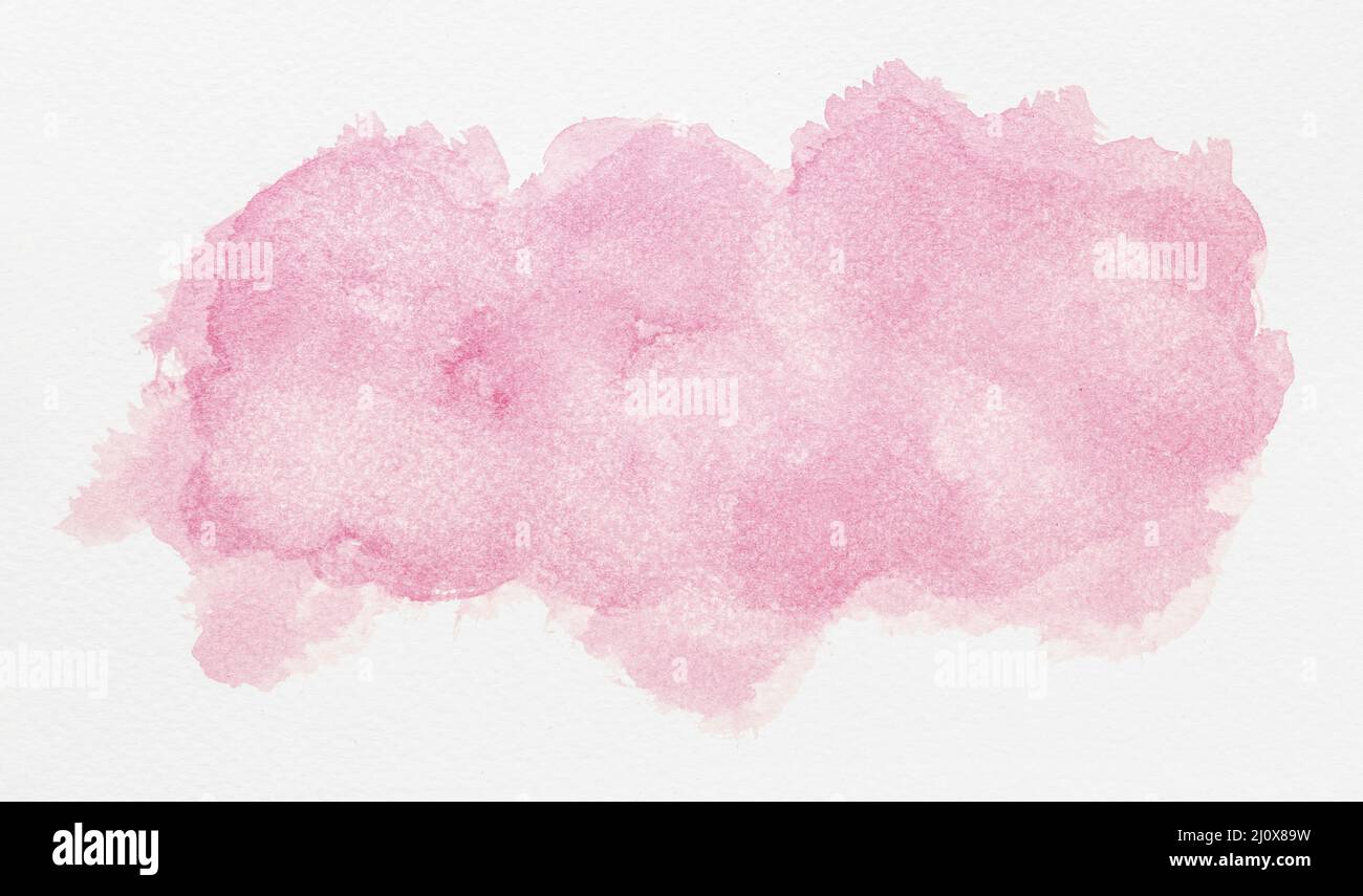 Aquarelle copie espace peinture rose clair image sur . Concept de photo de haute qualité Banque D'Images