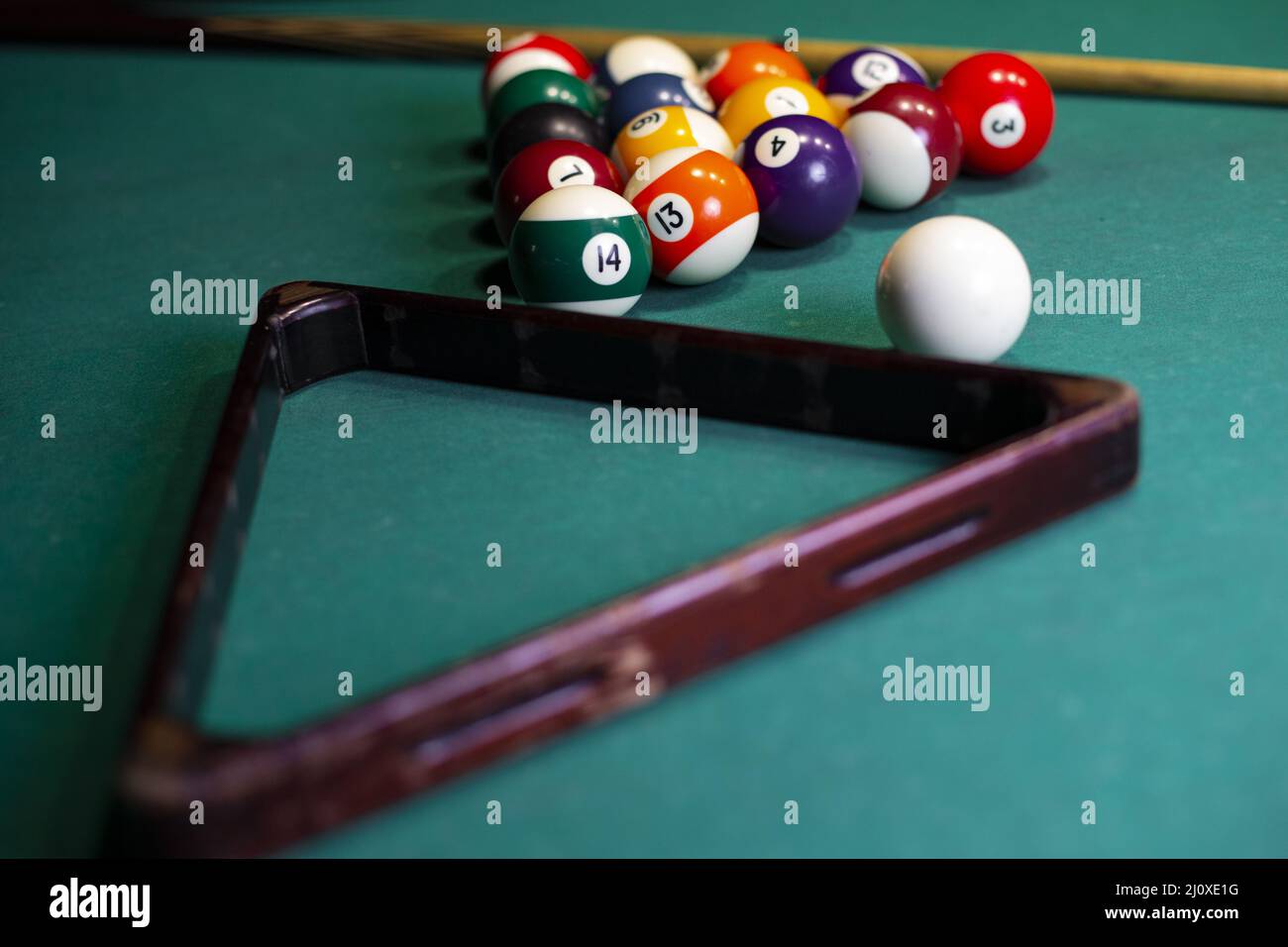 Snooker triangle Banque de photographies et d'images à haute résolution -  Alamy