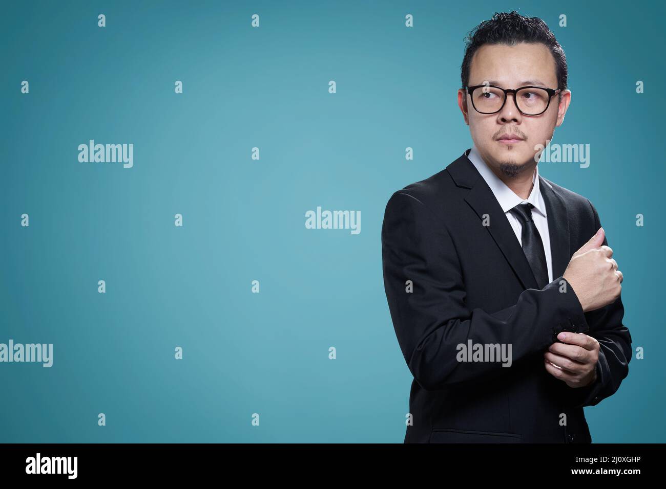 Asian businessman portrait Banque D'Images