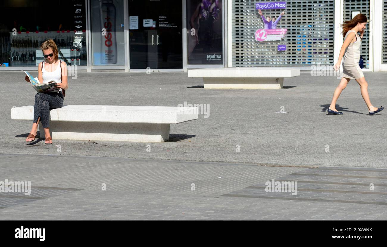 Place de la monnaie à Bruxelles, Belgique. Banque D'Images