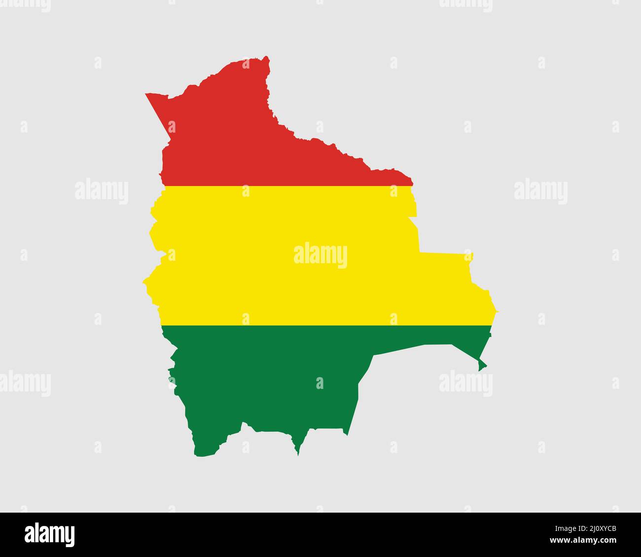 Drapeau carte Bolivie. Carte de la Bolivie avec le drapeau de la Bolivie. Illustration vectorielle. Illustration de Vecteur