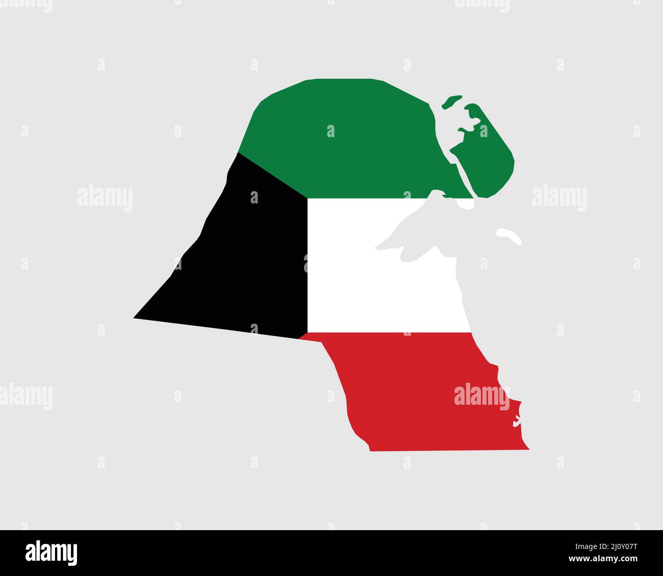LE KOWEÏT Silhouette Mug-koweïtienne état Drapeau-Pays-Pays 
