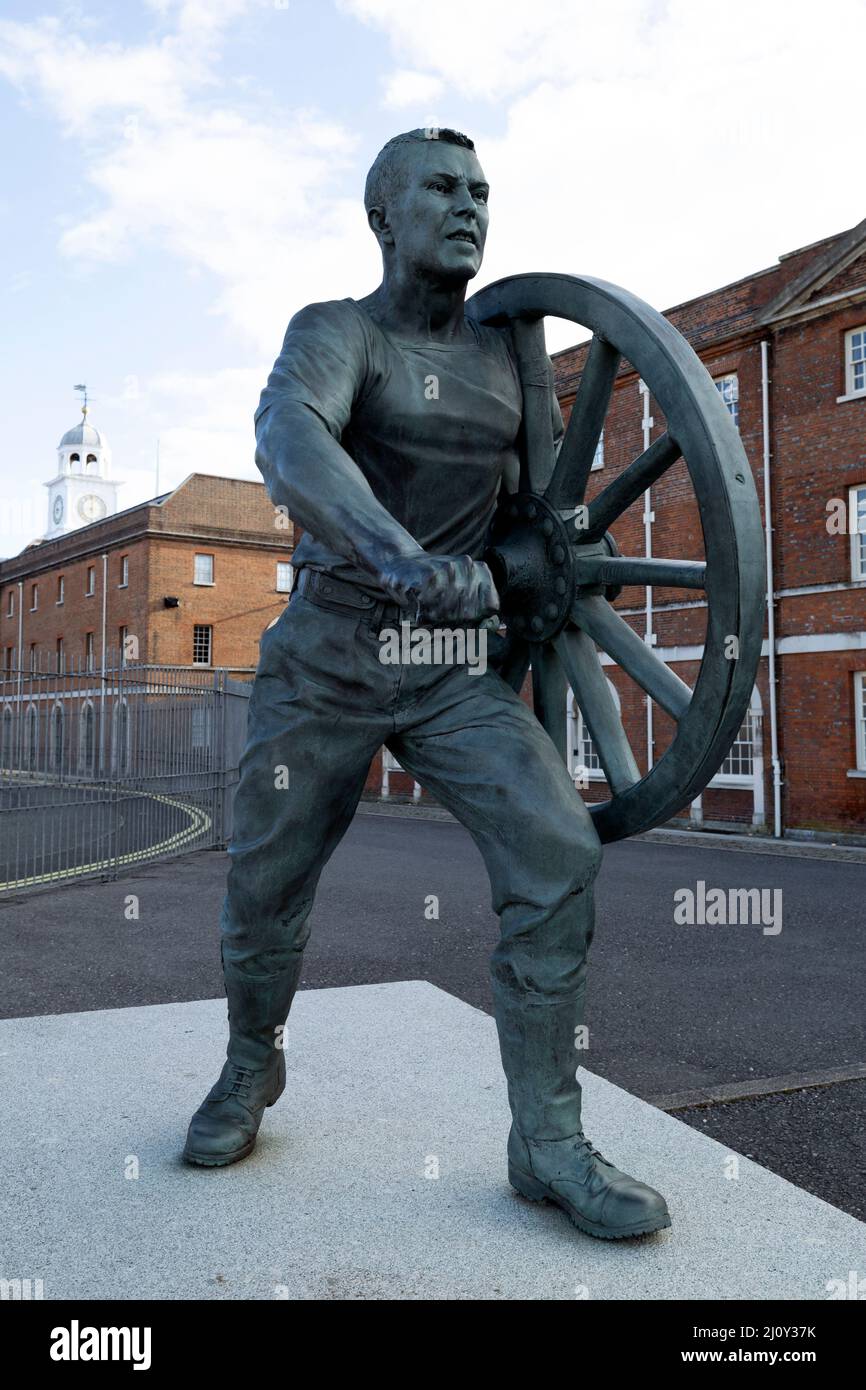 Guerrier,navire,,Portsmouth,Marine,Naval,Dock,Hampshire,Angleterre,Grande-Bretagne,Royaume-Uni, Banque D'Images