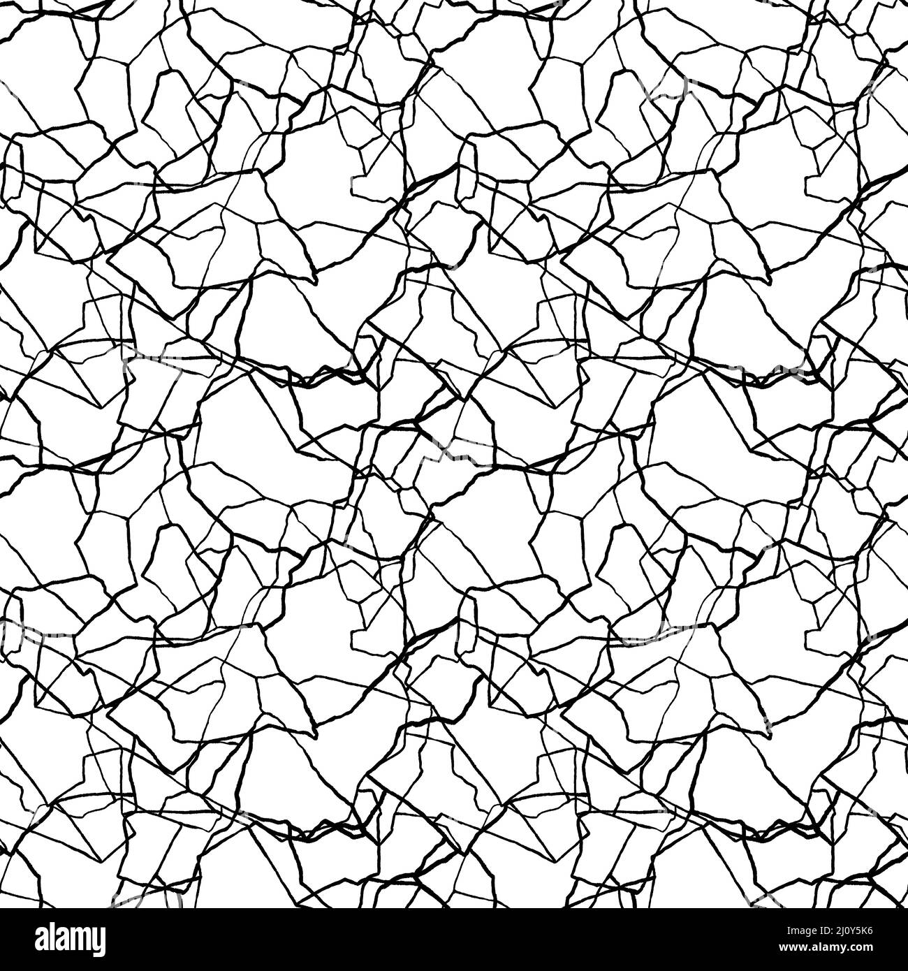 kintsugi art sans couture motif de éclats et de fragments de barbes différents avec des lignes fines. Illustration de Vecteur