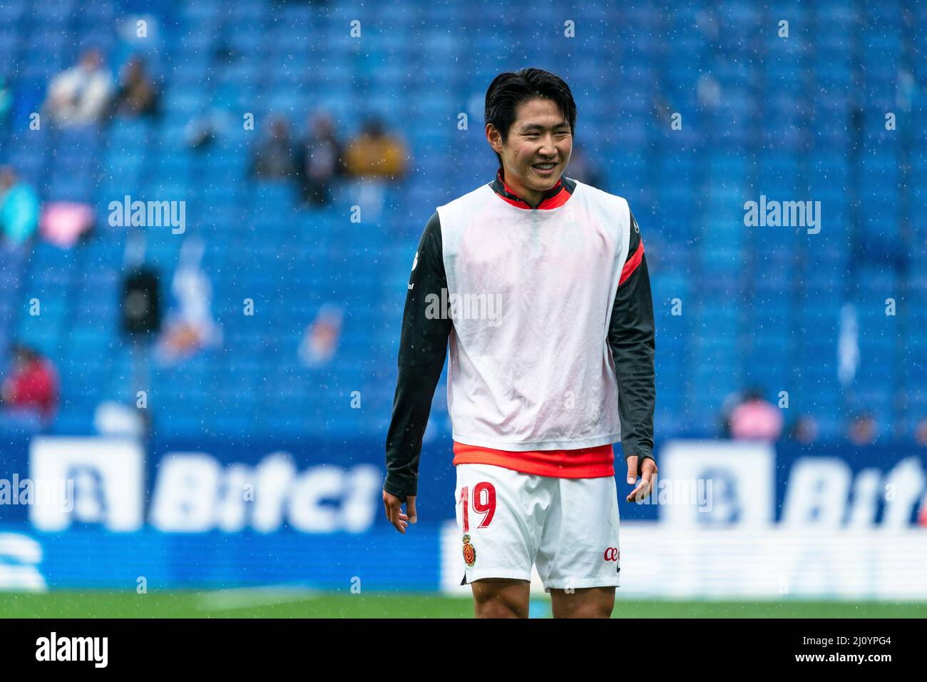 Cornellà, Espagne, 20, mars 2022. Espagnol la Liga: RCD Espanyol contre RCD Mallorca. Crédit: Joan Gosa/Alay Banque D'Images