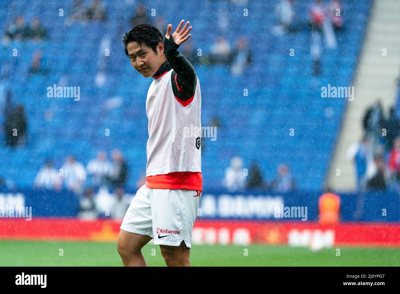 Cornellà, Espagne, 20, mars 2022. Espagnol la Liga: RCD Espanyol contre RCD Mallorca. Crédit: Joan Gosa/Alay Banque D'Images
