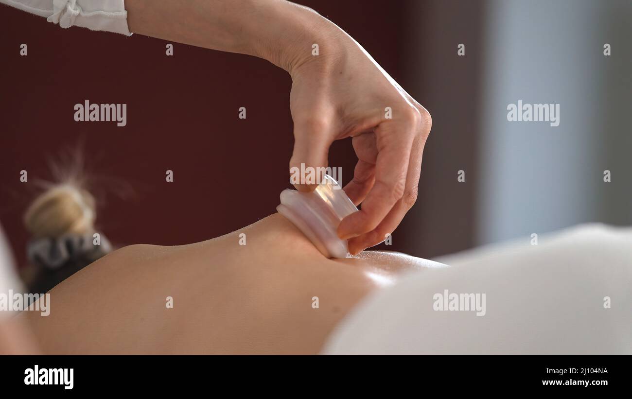 Massage, soin de relaxation Banque D'Images