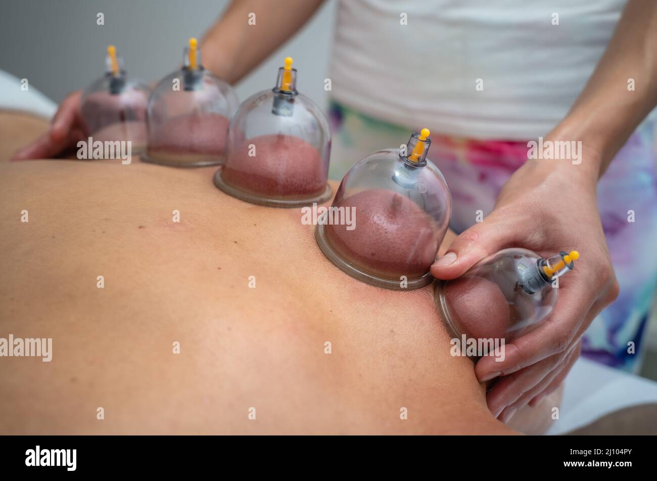 Massage, soin de relaxation Banque D'Images