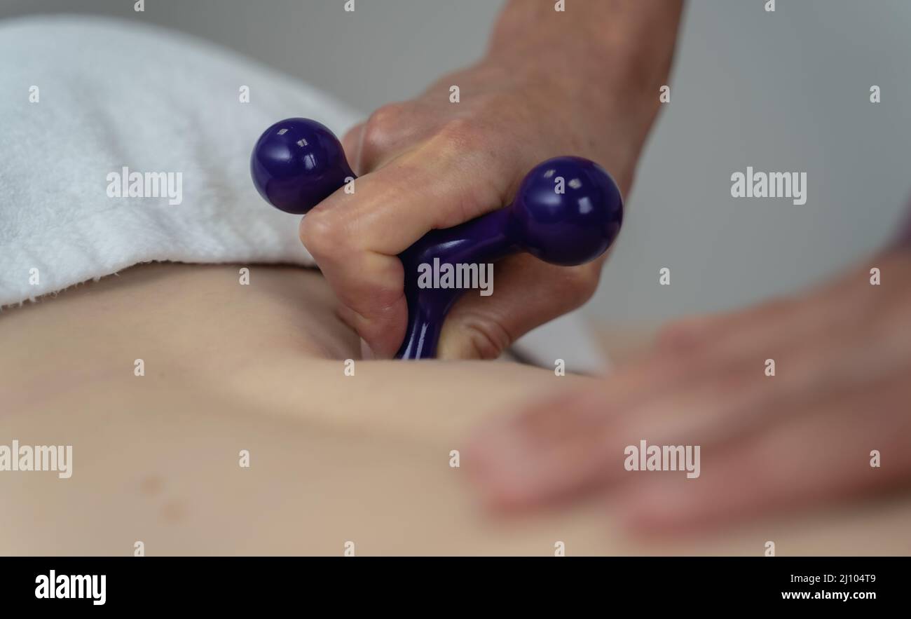 Massage, soin de relaxation Banque D'Images